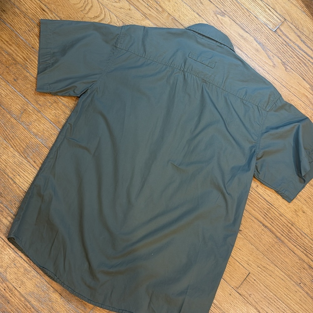 🌴🎣LL BEAN FLY FISHING SHIRT - OLIVE GREEN - MENS SMALL🎣🌴 - Picture 9 of 9